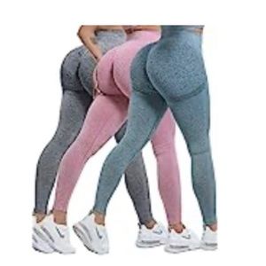 Butt Lifting Butt Scrunch Leggings Set of 3